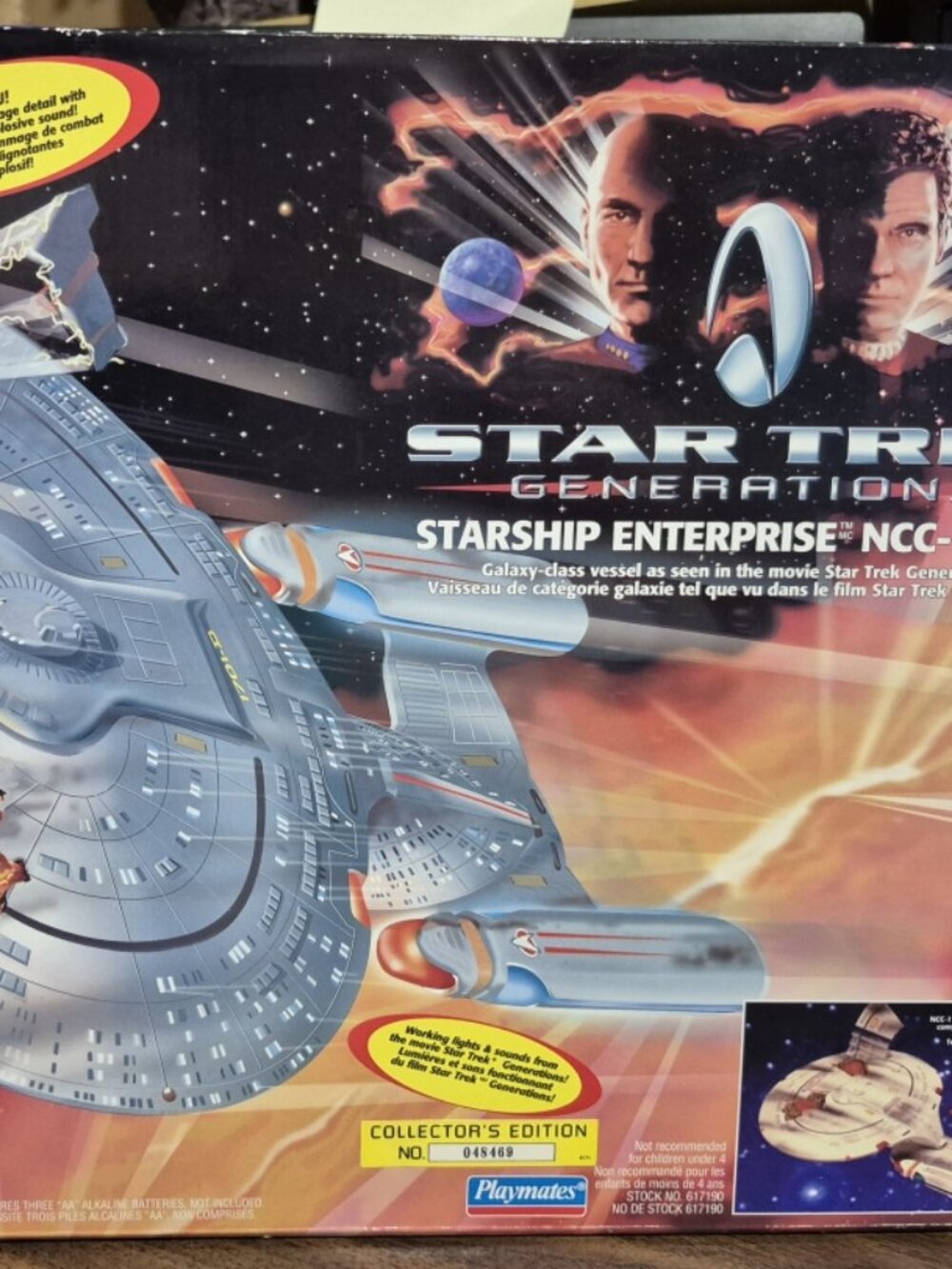 Playmates (1994) StarTrekGenerations-StarshipEnterprise-NCC-1701-D